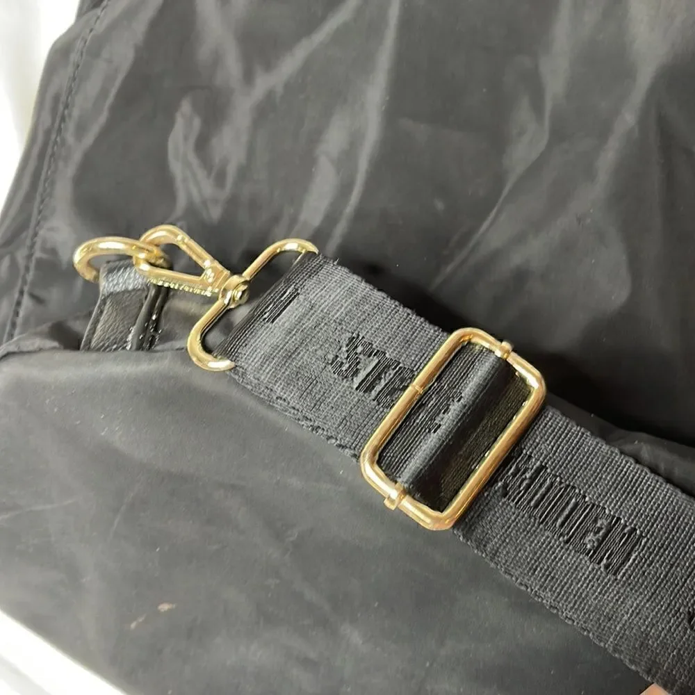 Steve Madden Brue Black Tote Bag.